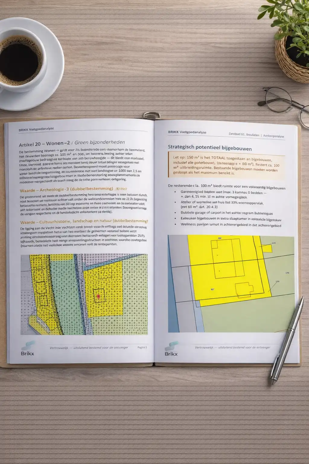 Voorbeeld van een Brikx bestemmingsplan rapport
